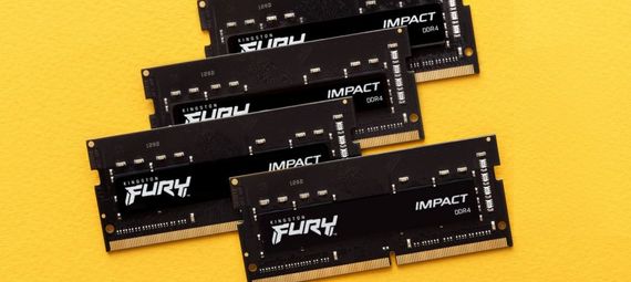 Пам&#039;ять ноутбука Kingston DDR4 16GB KIT (8GBx2) 3200 FURY Impact KF432S20IBK2/16 | Зображення 1