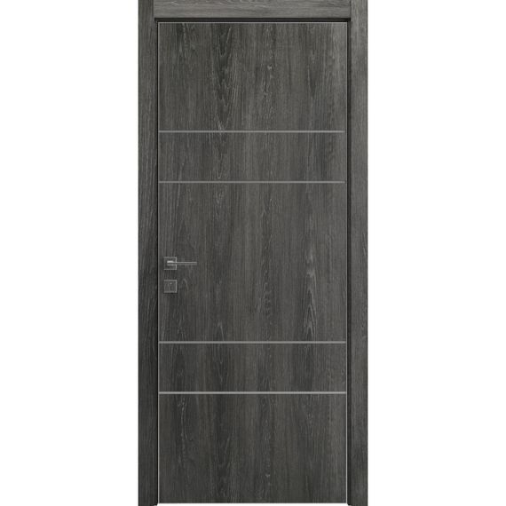 Двері міжкімнатні Rodos MODERN Flat 4 дуб шале графіт