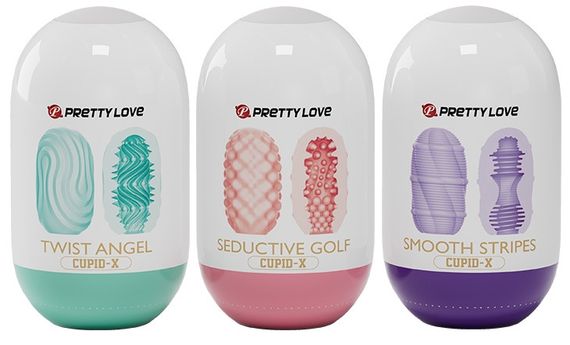 Набір з 18 шт мастурбаторів Pretty Love - Cupid-X, BI-014931H Sex Aura | Зображення 3