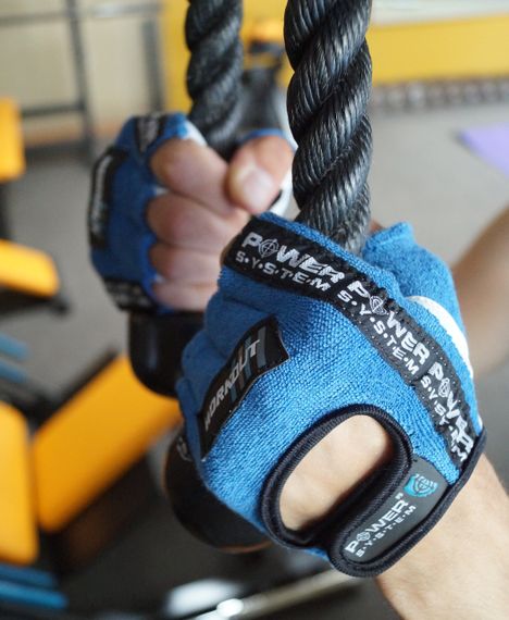 Перчатки для фитнеса Power System PS-2200 Workout Blue XL | Зображення 5