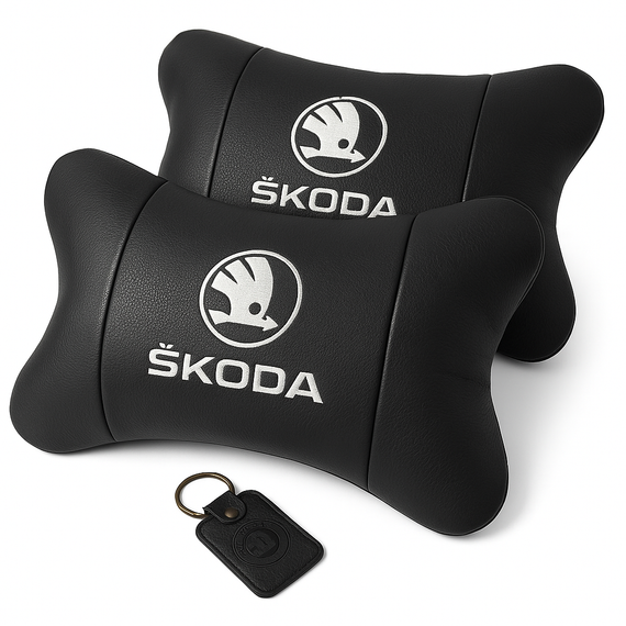 Автоподушки с логотипом Skoda Шкода, Подушка для сиденья для автомобильного кресла FG-23
