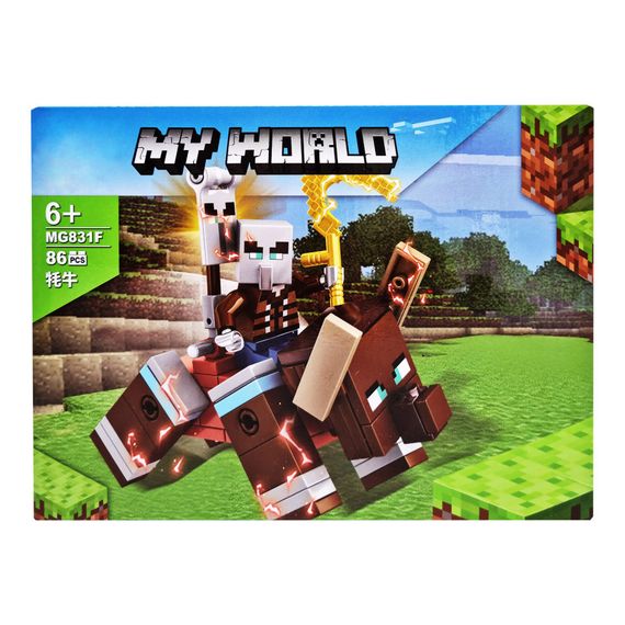 Конструктор дитячий для хлопчика від 6 років  Майнкрафт 86 деталей Ігоровий конструктор 6+