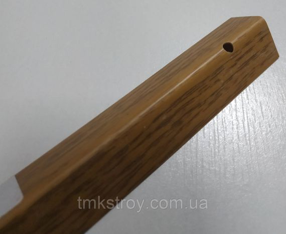 Угол ПВХ 20×20 длина 2,7м разных цветов Дуб