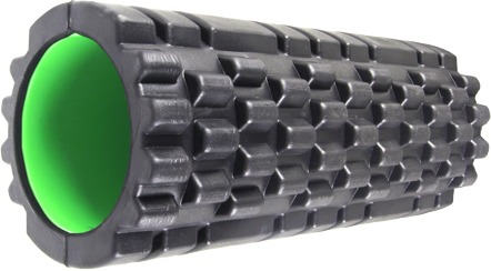 Масажний ролик (роллер) Power System PS-4050 Fitness Foam Roller Black/Green (33x15см.)