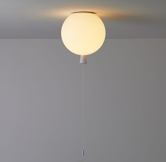 Люстра стельова на 1 лампочку 27466 Білий 30-120х25х25 см. | Зображення 5