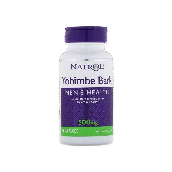 Йохімбе Natrol Yohimbe Bark 500 mg 90 Caps