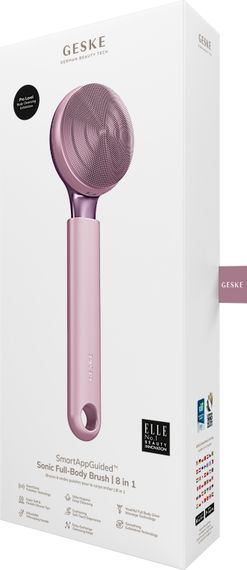 Ультразвукова щітка для всього тіла GESKE Sonic Full-Body Brush&Intensive Exfoliator 8в1 pink | Зображення 7