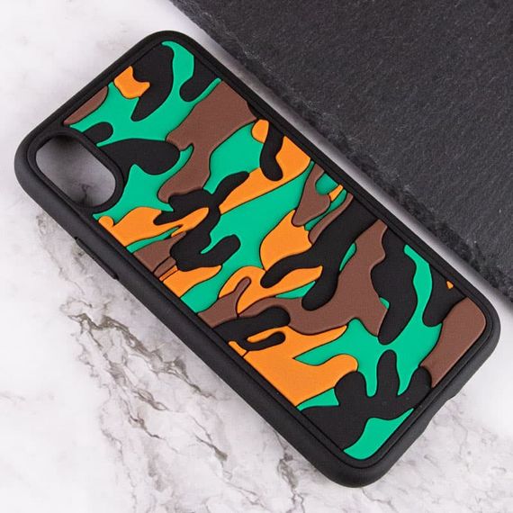 Чехол TPU+PC Army Collection для Apple iPhone XS Max (6.5") Коричневый | Зображення 2