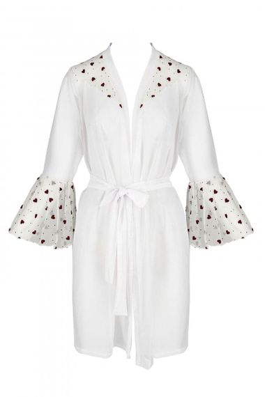 Повітряний пеньюар Passion LOVELIA PEIGNOIR S/M Білий | Зображення 4