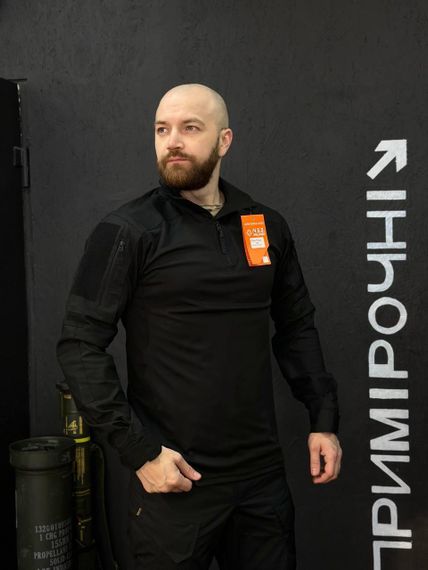 Тактичний Військовий Комплект Чорний Ягуар 4.5.0. Jaguar Black Убакс +Штани Under Body Armor Combat Shirt | Зображення 3