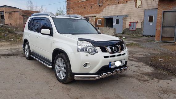Передняя защита ST015 (нерж.) для Nissan X-trail T31 2007-2014 гг | Зображення 2