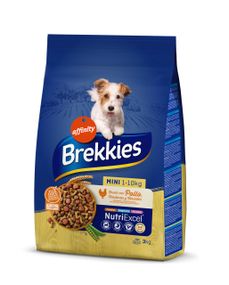 Сухий корм із куркою для собак малих порід Brekkies Dog Mini, 3 кг