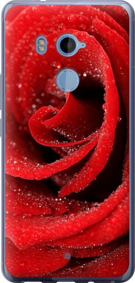 Чехол на HTC U11 Plus Красная роза "529u-1363-17620"