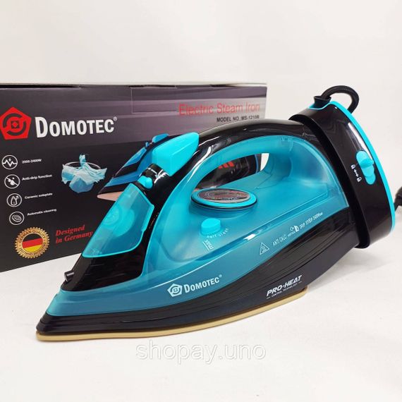 Зручна праска для одягу Domotec, Професійна праска з паровою системою Електрична для речей NX-64 | Зображення 2