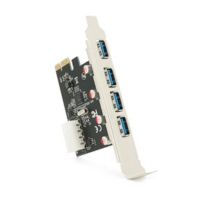 Контроллер PCI-Е=>USB 3.0.4 порта, 5Gbps, BOX