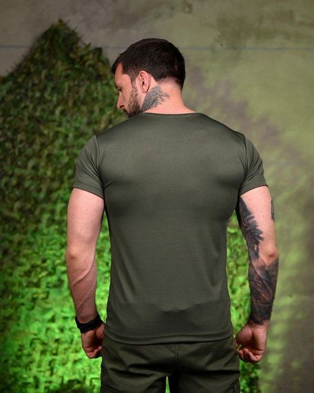 Тактична потоотводна футболка Girl oliva ПП7701 | Зображення 2