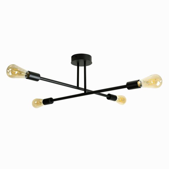 Люстра (світильник стельовий) Direct C7002 Чорний, Atmolight