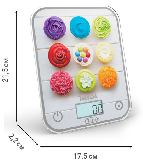 Ваги кухонні Tefal BC50D4V0 Optiss Cake Pops | Зображення 6