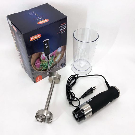 Блендер для кухні подрібнювач з чашею MAGIO, Блендер для дитячого пюре Потужний QL-39 | Зображення 5