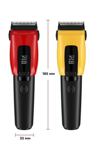 Набір для стрижки 6 в 1 VGR V-117 RED з 14 насадками та LED-дисплеєм (46246-V-117 RED_715) | Зображення 9