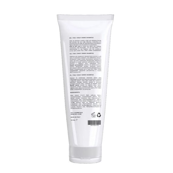 Шампунь для волосся для щоденного використання FAV.1 DAILY SHINE SHAMPOO (250 ml) | Зображення 1
