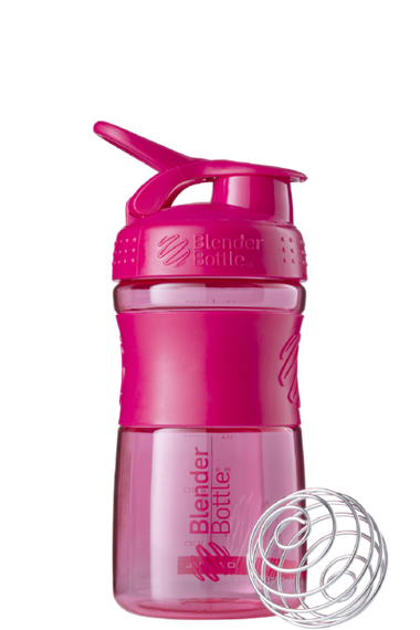 Шейкер спортивний (пляшка) BlenderBottle SportMixer 20oz/590ml Pink FL (Original) | Зображення 1