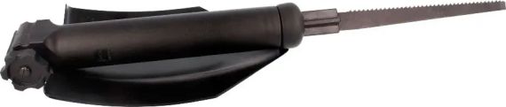 Лопата розкладна Glock Entrenching Tool з пилкою. Без чохла. Колір - чорний | Зображення 3
