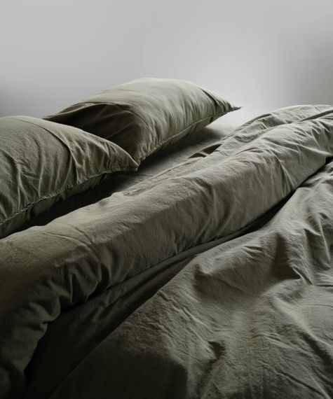 Постільна білизна Limasso Stonewashed Ranforce 160 х 220 см сімейний Capulet Olive | Зображення 6