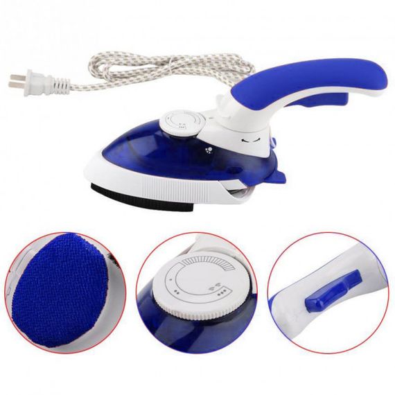 Отпариватель Mini Steam Iron HT-558B. VA-587 Колір синій | Зображення 3