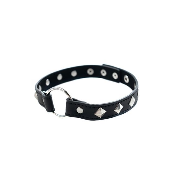 Нашийник Fantasy Adjustable collar з металевими шипами, регульований Sex Aura