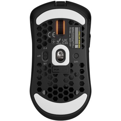 Мышка Hator Stellar Wireless/Bluetooth/USB Black (HTM650) | Зображення 4