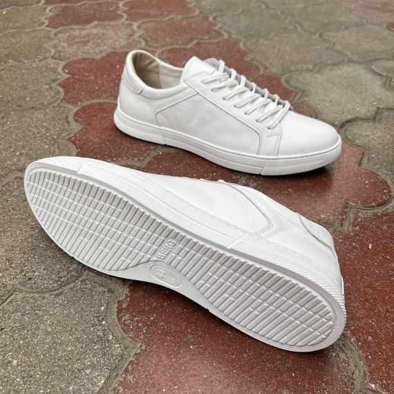 Білі шкіряні кеди Berg 46 розмір | Зображення 8