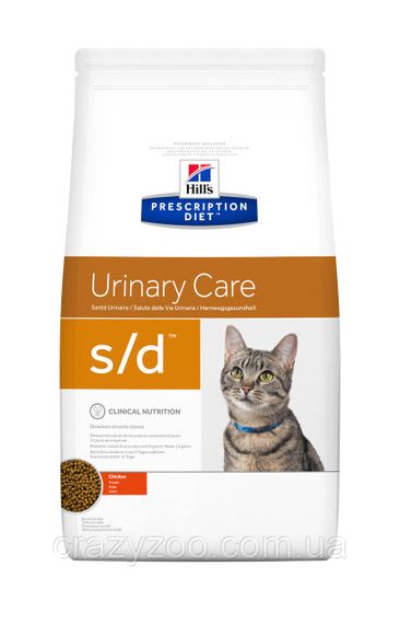 Сухий корм для котів Hill's Prescription Diet Feline s/d Chicken з куркою 1.5 кг 607649