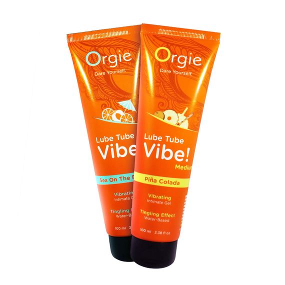 Вібролубрикант Orgie Lube Tube Vibe! Pina Colada 100 мл | Зображення 3
