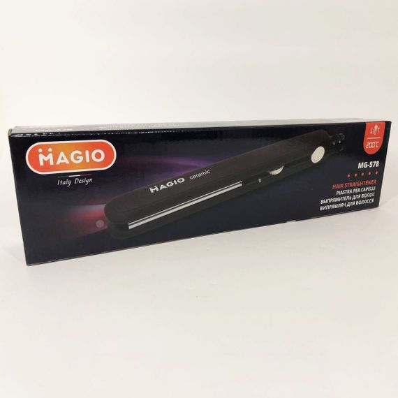 Выпрямитель для любого типа волос MAGIO МG-578, Утюжок для волос с индикатором нагрева FL-36 | Зображення 1