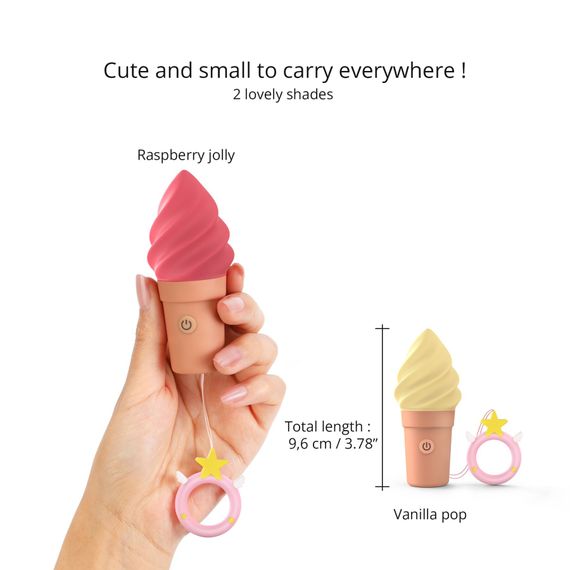 Вібратор-морозиво Love To Love CAND'ICE, RASPBERRY JOLLY | Зображення 2