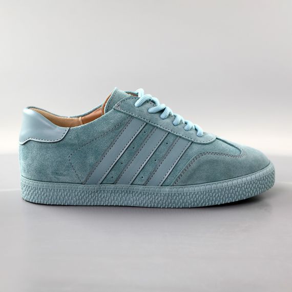 Кеди жіночі замшеві 591659 Бірюзові 36 37 38 39 40 41