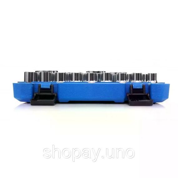 Набор 12-гранных торцевых головок KD10348 21 шт 1/2″ • Комплект головок KD10348 8–36 мм в кейсе для авто, гаража и ремонта | Зображення 3
