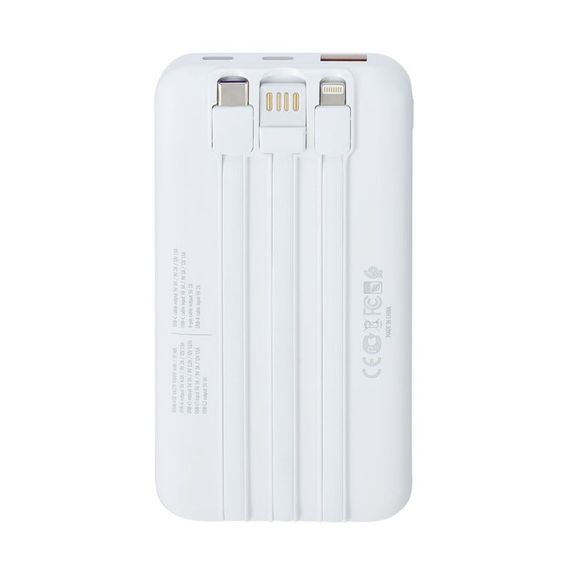 Портативний зарядний пристрій Rivacase, 10000 mA, RIVAPOWER VA2211 (White) | Зображення 3