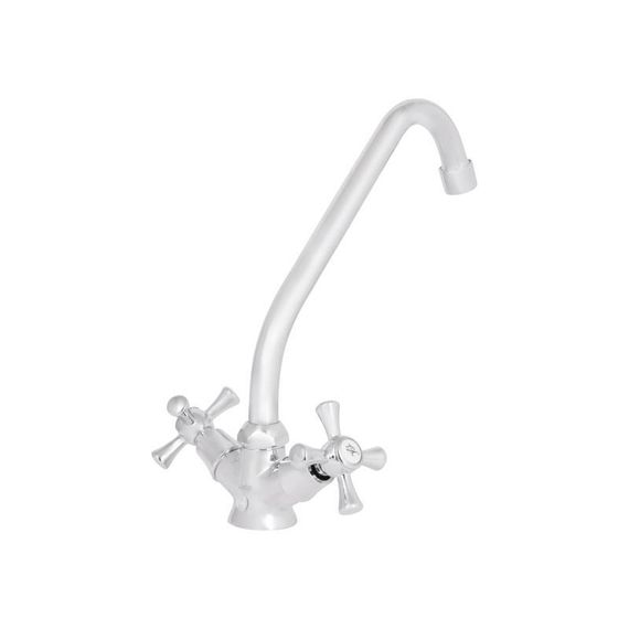 Змішувач для кухні Lidz Lamb 271F двохвентильний LDLAM271FCRM21889 Chrome | Зображення 2