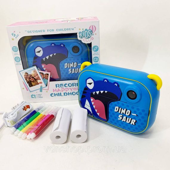 Печать детских фото принтером, Мини-камера для детей, Фотоаппарат принтер мгновенной печати детский DN-46