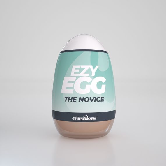 Мастурбатор-яйцо, вагина CRUSHIOUS EZY EGG THE Novice, реалистичный Sex Aura | Зображення 1
