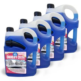 Омивач скла Зимовий -12°C "Морський Бриз" Lotus каністра з носиком УПАКОВКА 4 шт. x 4 л