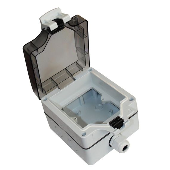 Корпус пластиковый КПр-1PRO IP66 подрозетник наружной установки Ny95506528 | Зображення 1