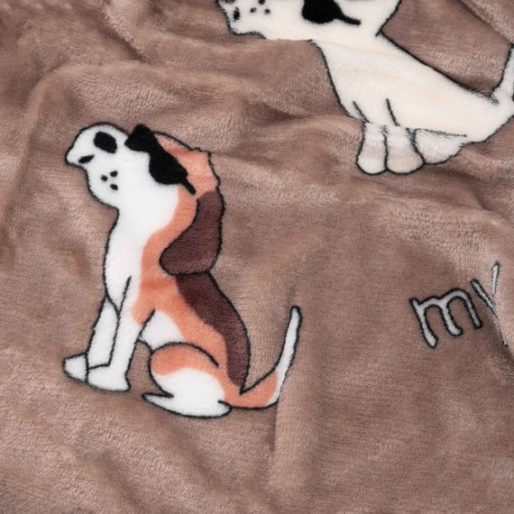 Плед Ardesto Flannel 160х200см, 100% поліестер, песики в окулярах (ART0129PB) | Зображення 2