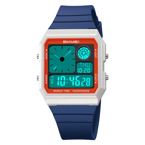 Годинник наручний Skmei 2347WTBU Blue-White | Зображення 1