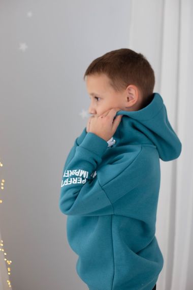 Худі для хлопчика (підлітковий) Носи своє 140 Бірюзовий (p-12206-135359) | Зображення 3