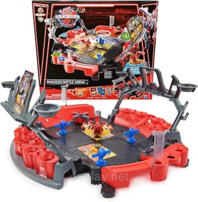 Арена Бакуган с вращающимся атакующим бакуганом Драгоноид Оригинал Spin Master Bakugan Battle Arena