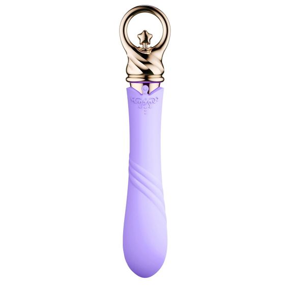 Вибратор для точки G с подогревом Zalo Sweet Magic - Courage Fantasy Violet Sex Aura | Зображення 1