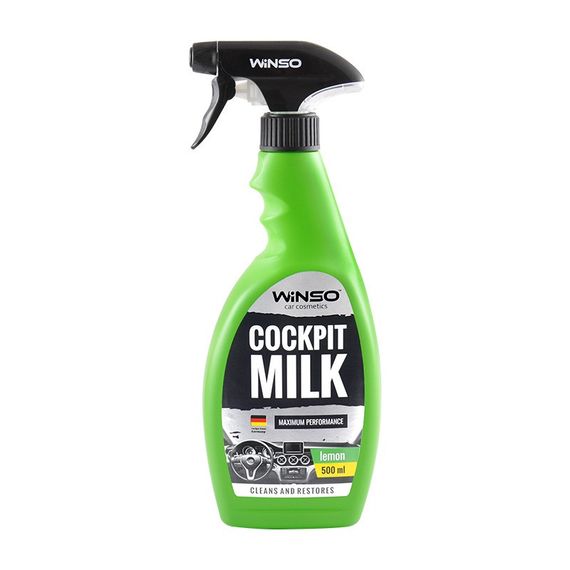 Полироль панели приборов Winso Professional Cockpit milk Lemon 500 мл (810610)